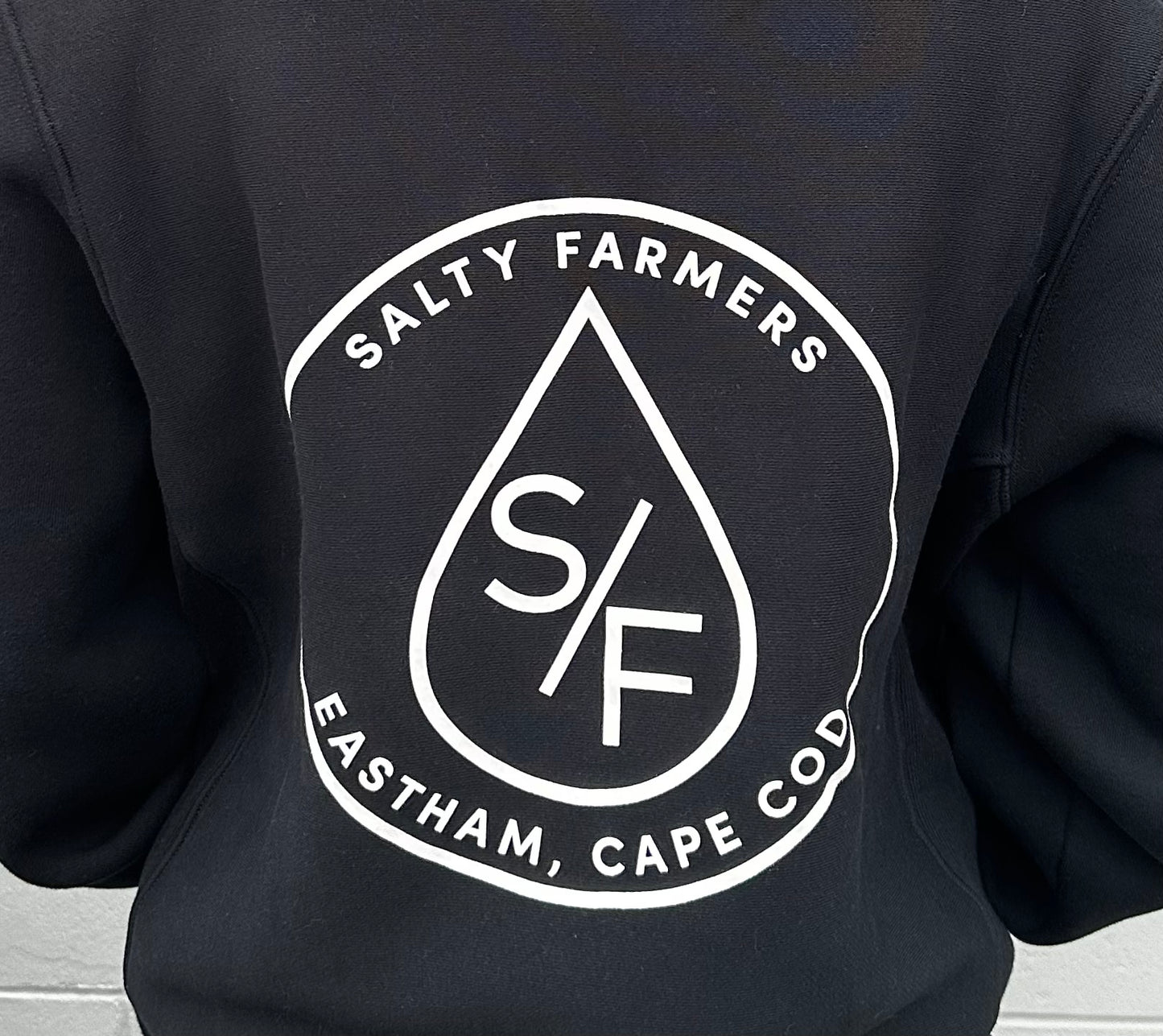 Black Teardrop Hoodie