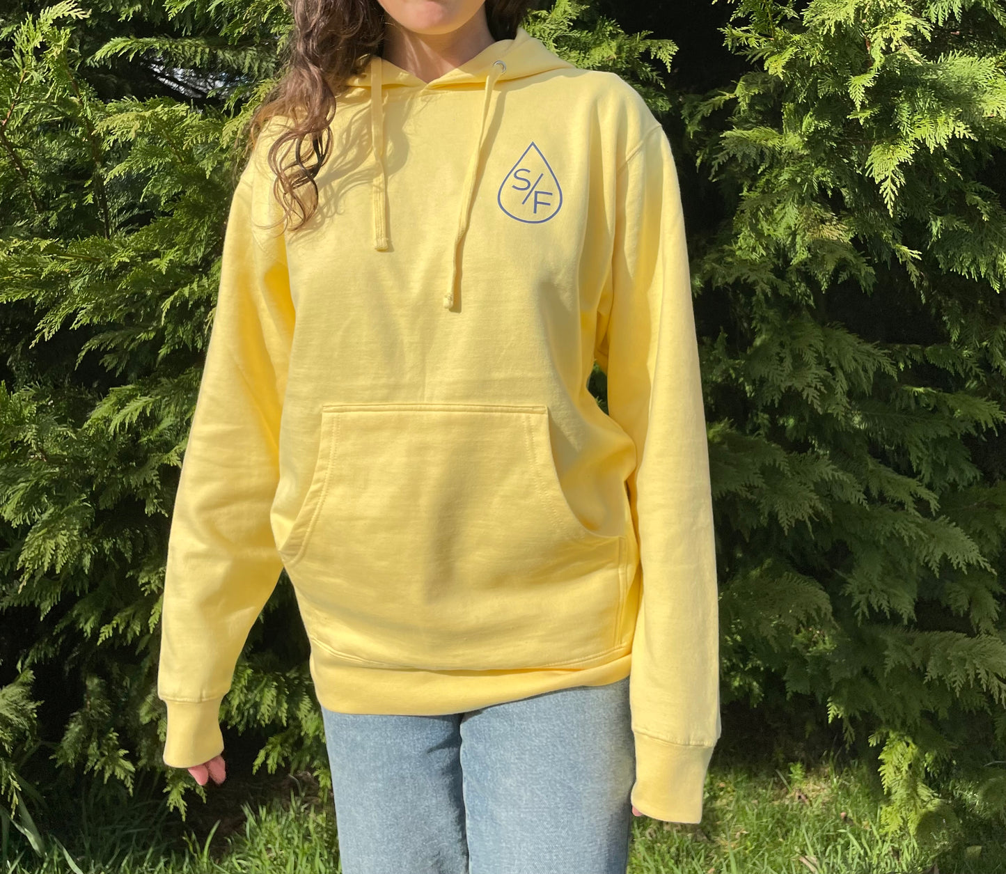Yellow Teardrop Hoodie