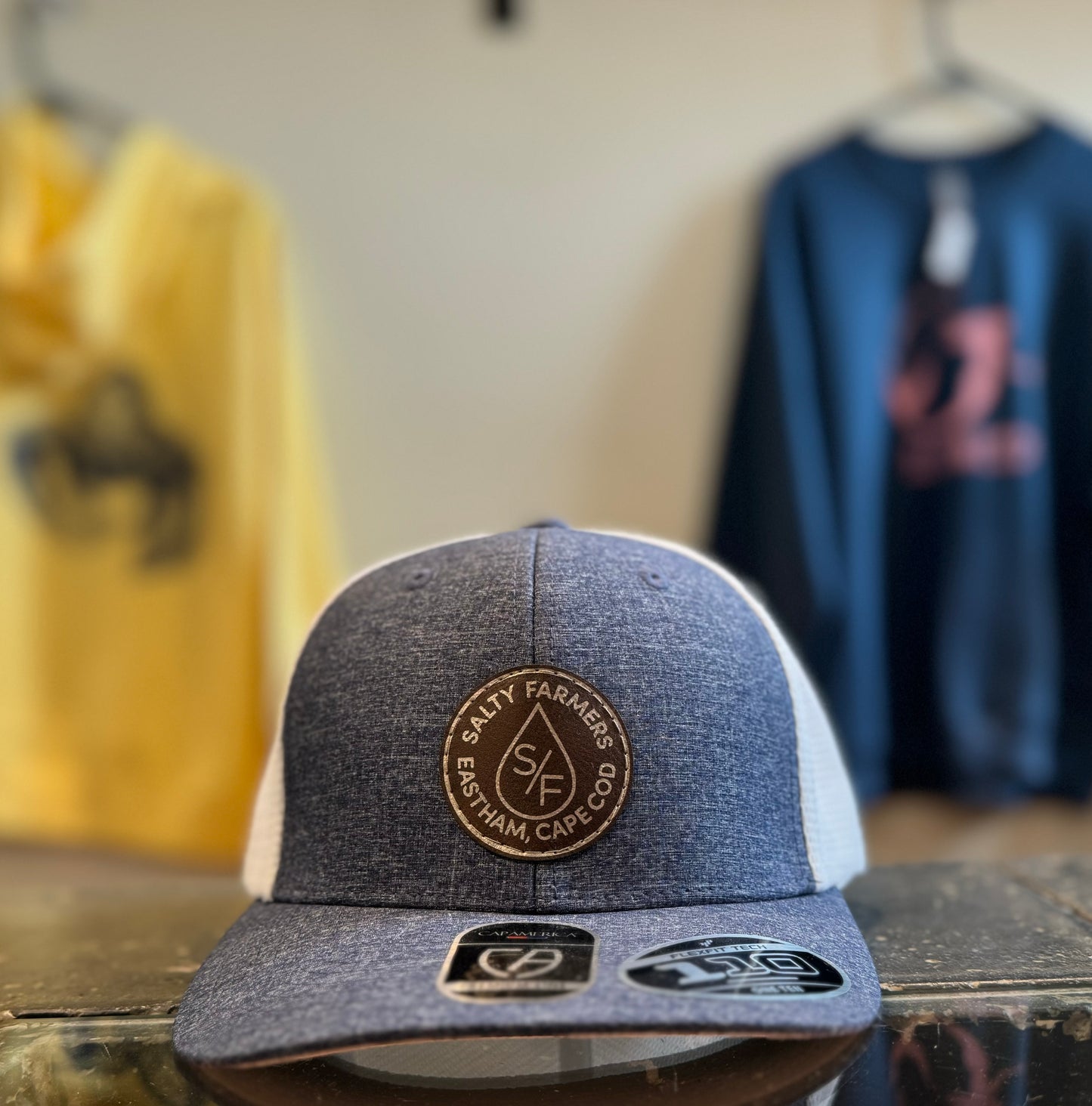 Heather Blue Trucker