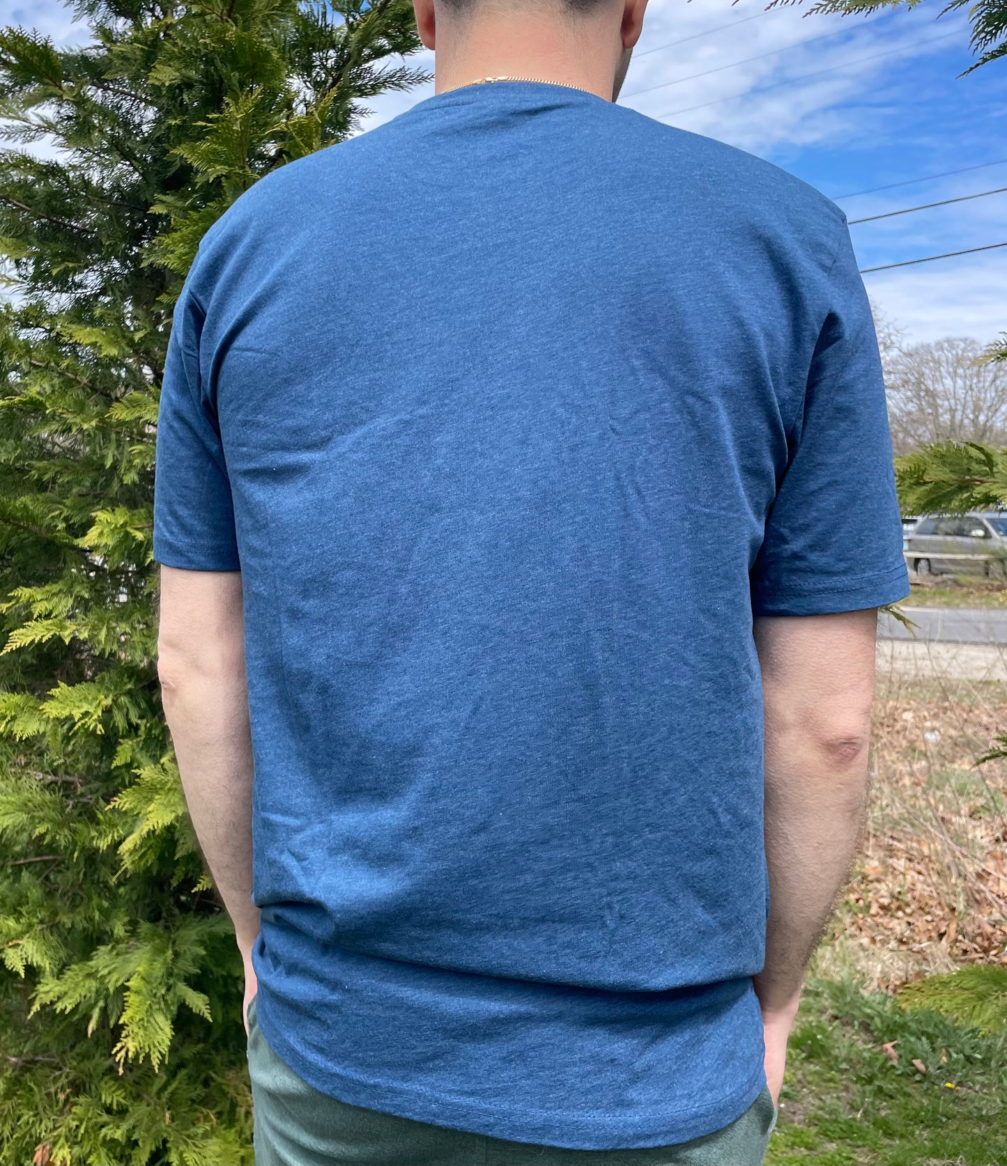 Men’s Blue Teardrop