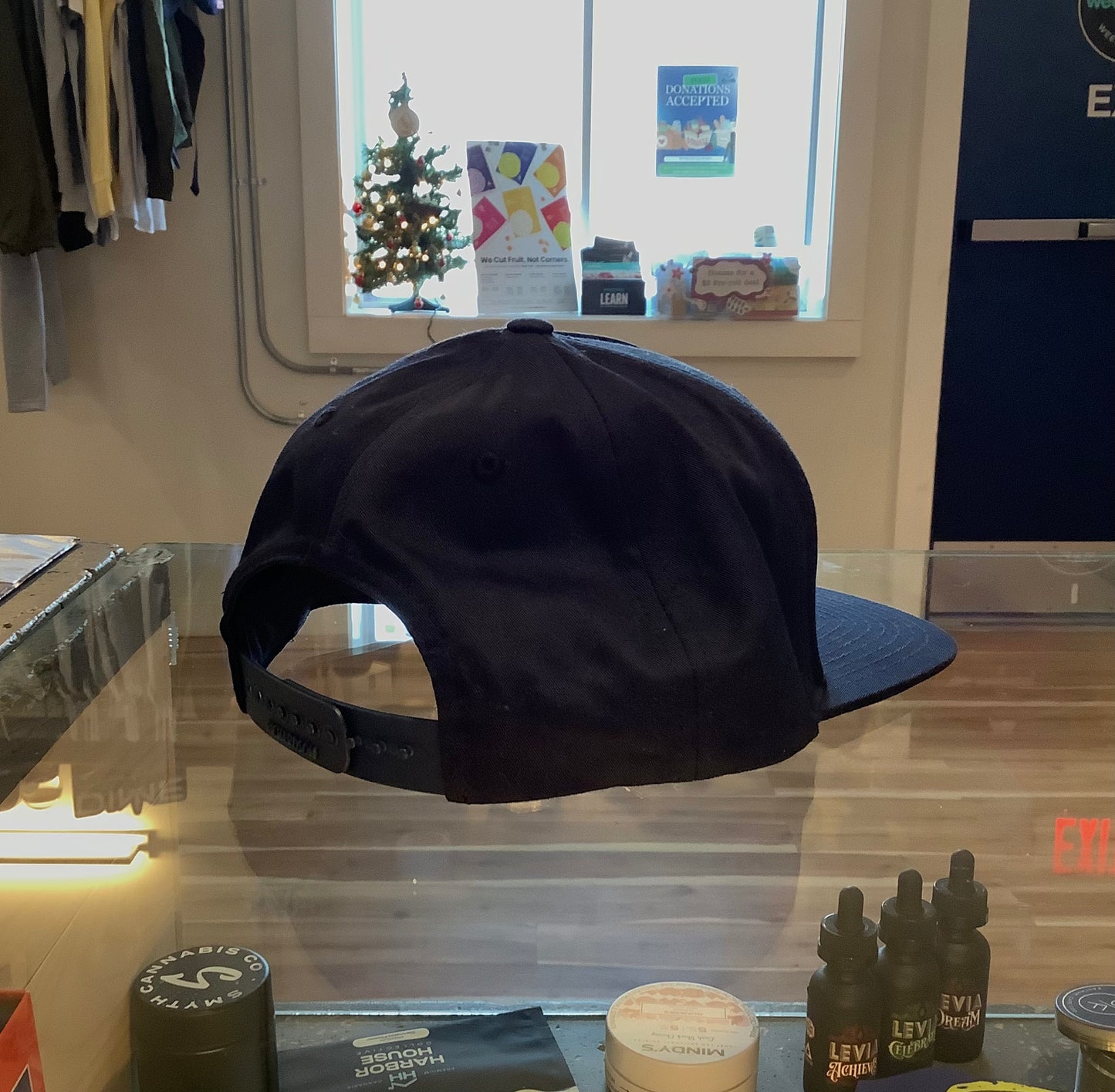 Black SnapBack w Teardrop