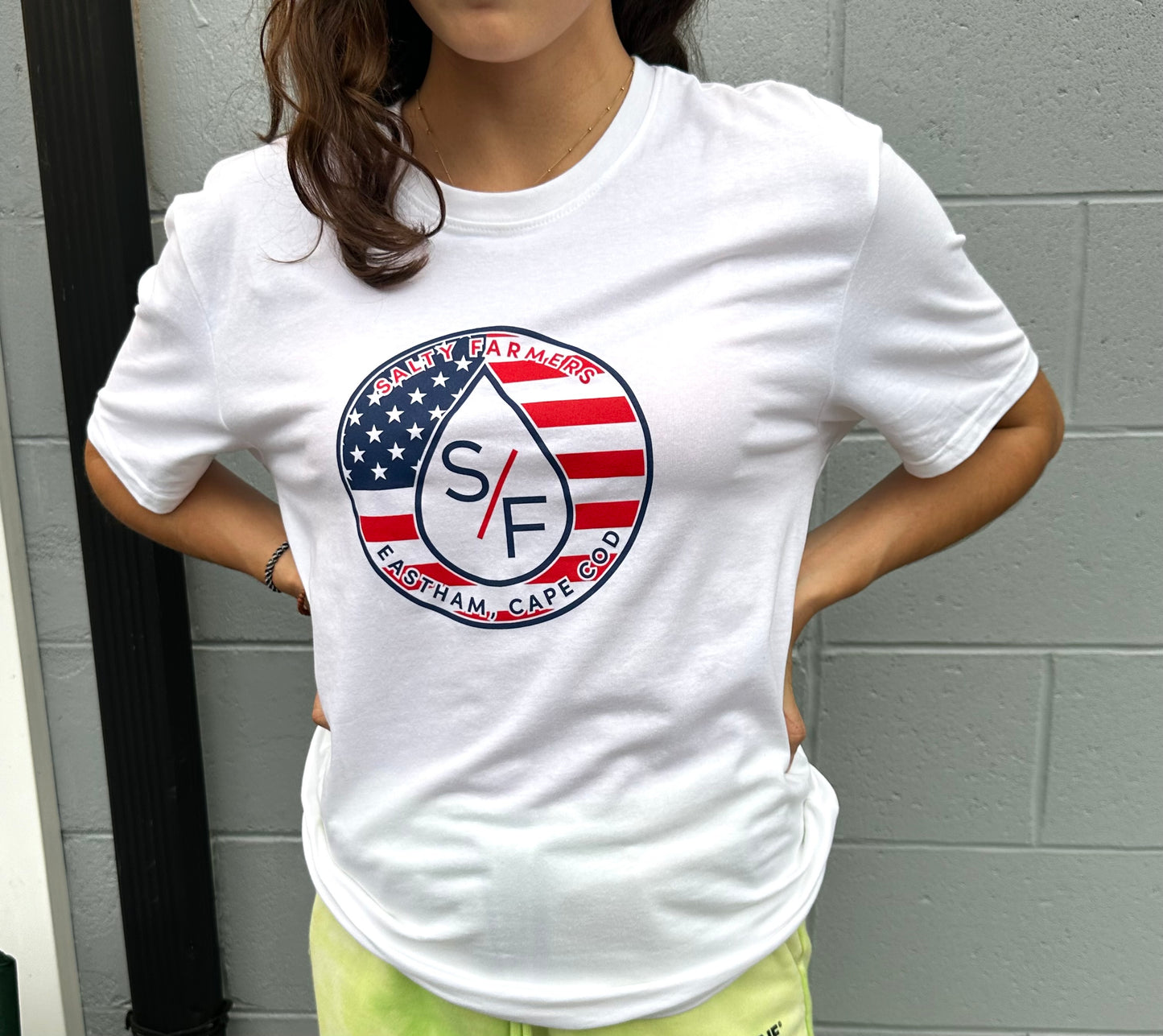 Salty American Flag Tee