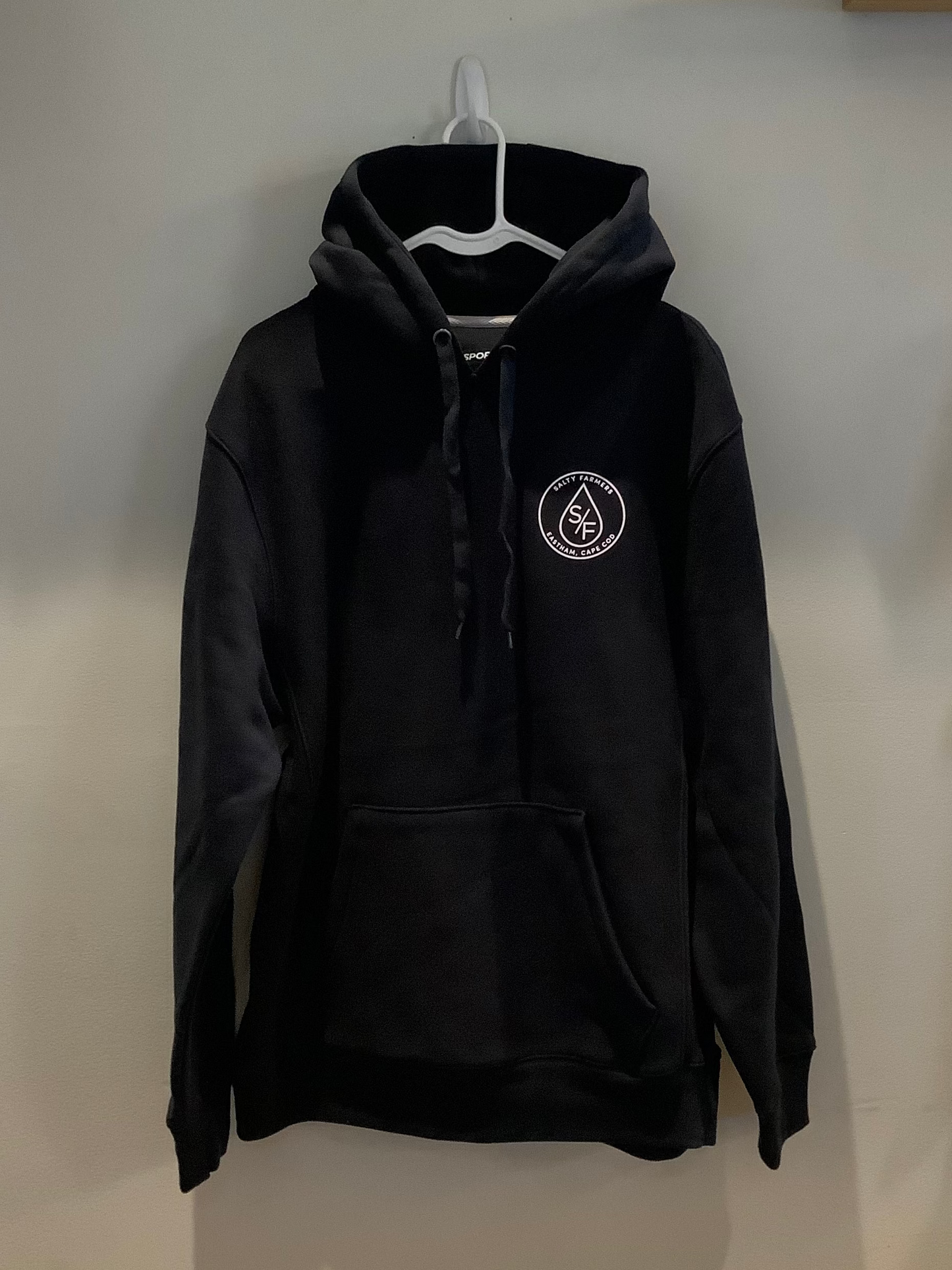 Black Teardrop Hoodie