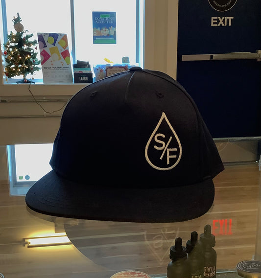 Black SnapBack w Teardrop