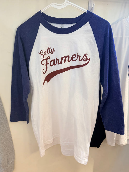 Salty Farmers Baseball Tee